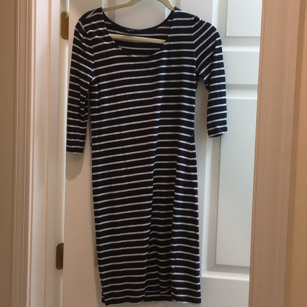 Light rayon striped dress